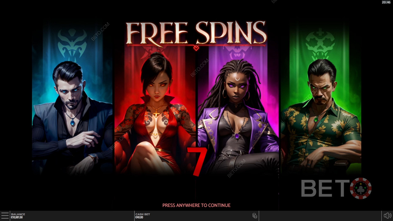 Les fonctions bonus expliquées dans Vampire Riches DoubleMax par Yggdrasil