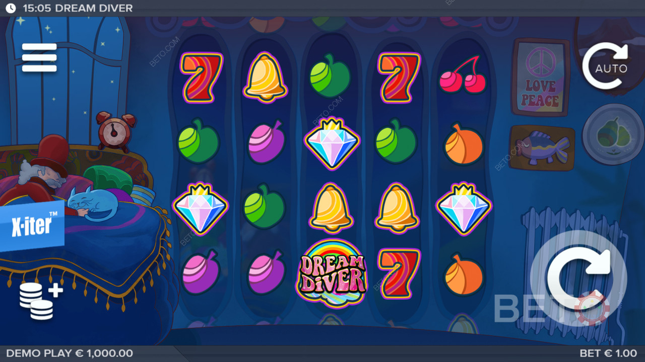 Dream Diver Critique de BETO Slots