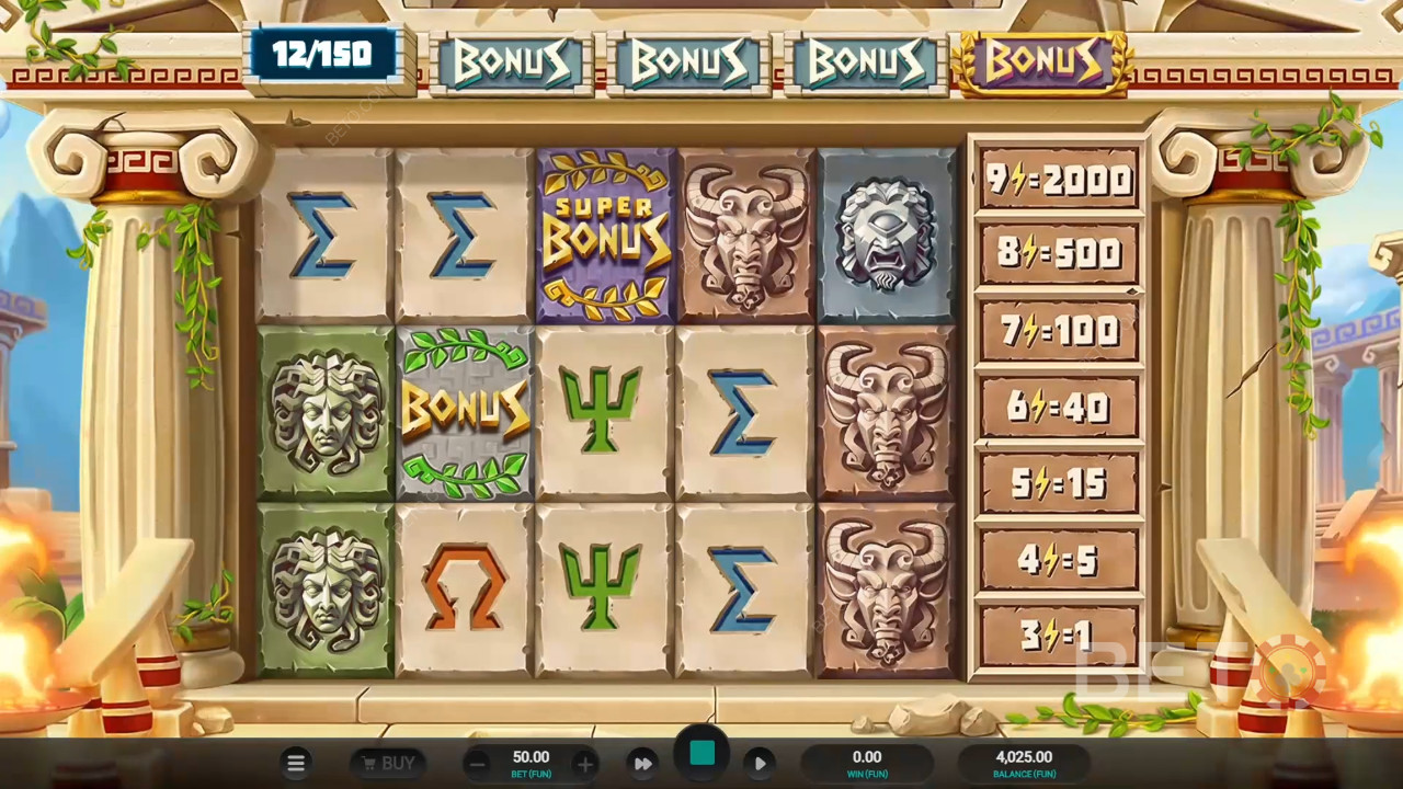 Les bonus expliqués dans Titan Strike par Relax Gaming