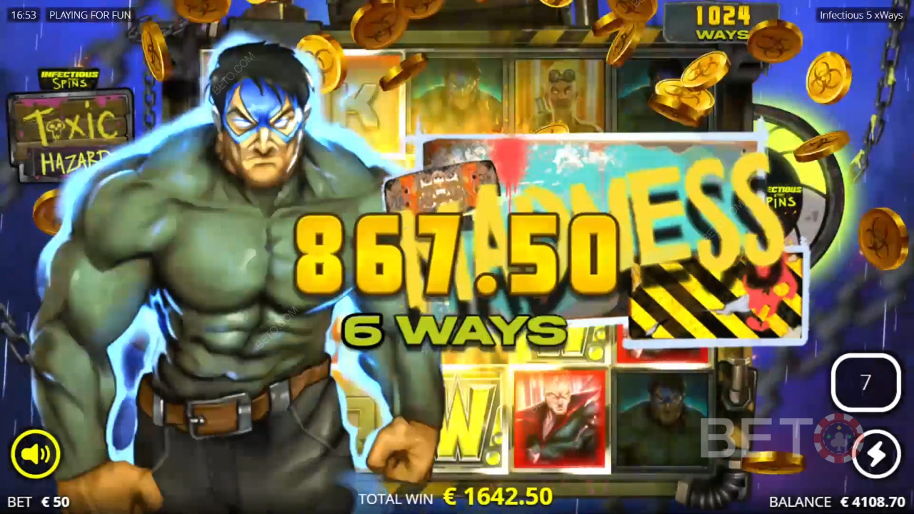 Infectious 5 Critique de BETO Slots