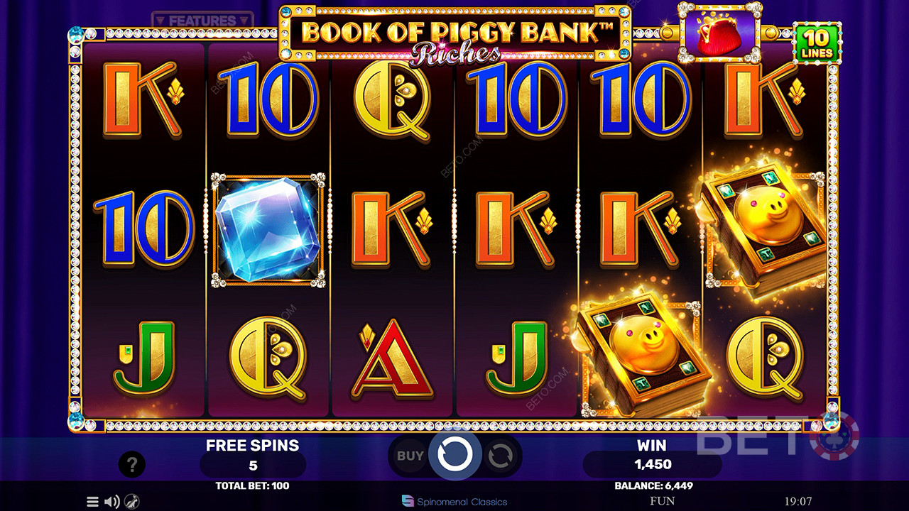 Book Of Piggy Bank - Riches Jeu Gratuit