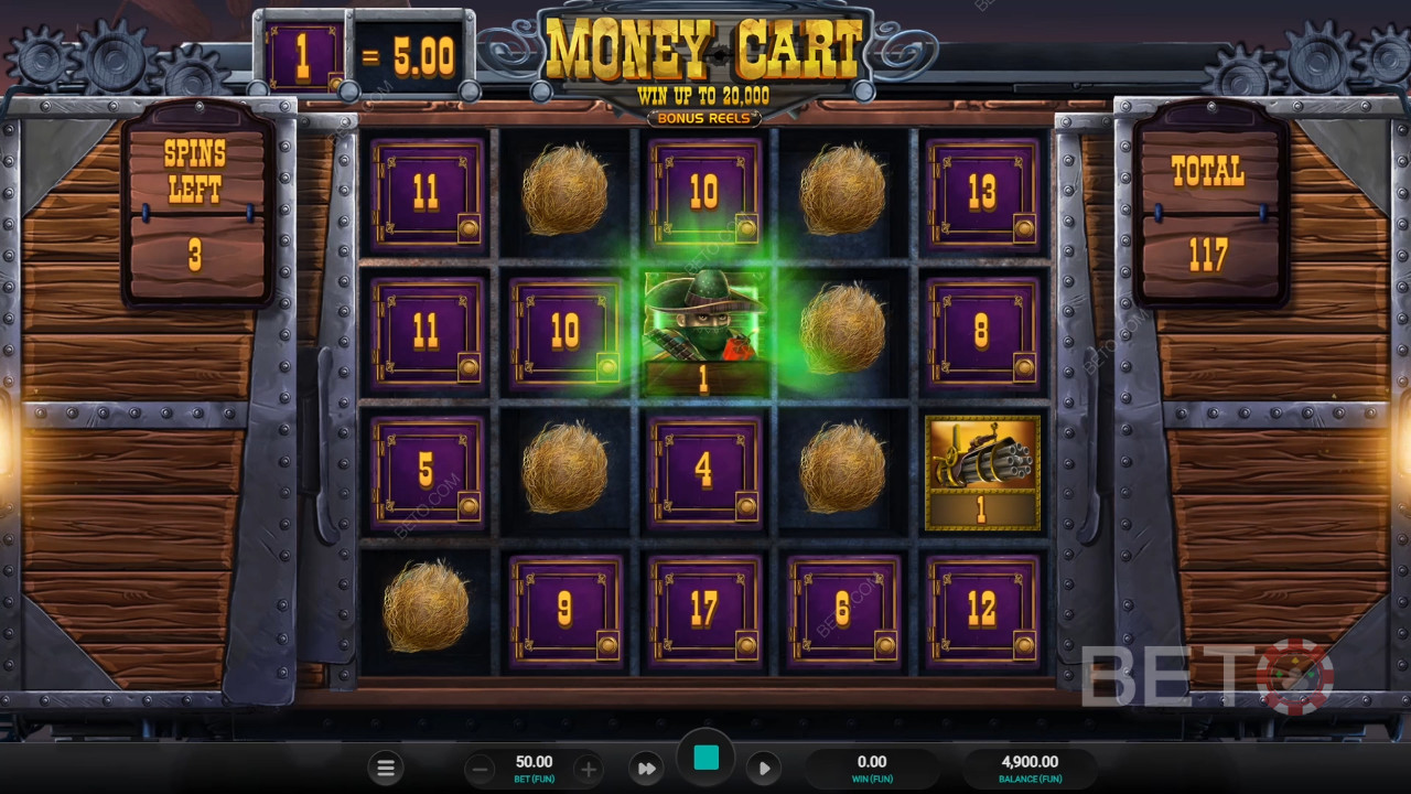 Money Cart Bonus Reels Revue par BETO Slots