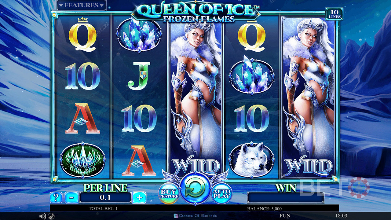 Queen of Ice Frozen Flames  Jeu Gratuit