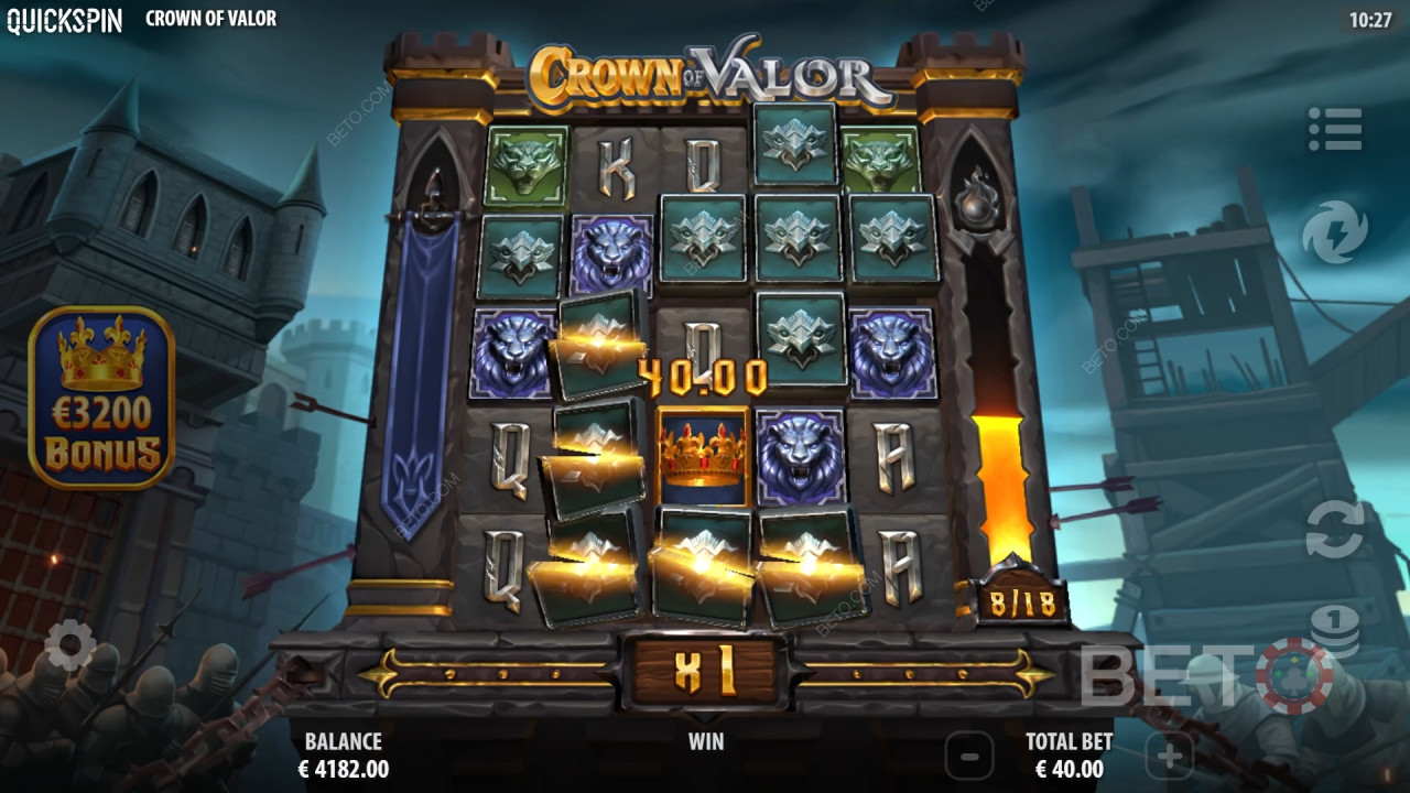 Crown of Valor : Une machine à sous Faut-il la faire tourner?