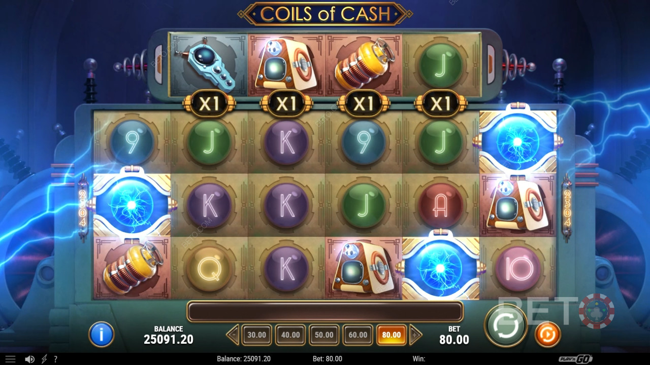 Coils of Cash Revue par BETO Slots