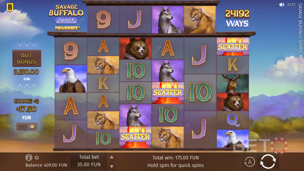 Savage Buffalo Spirit Megaways Revue par BETO Slots