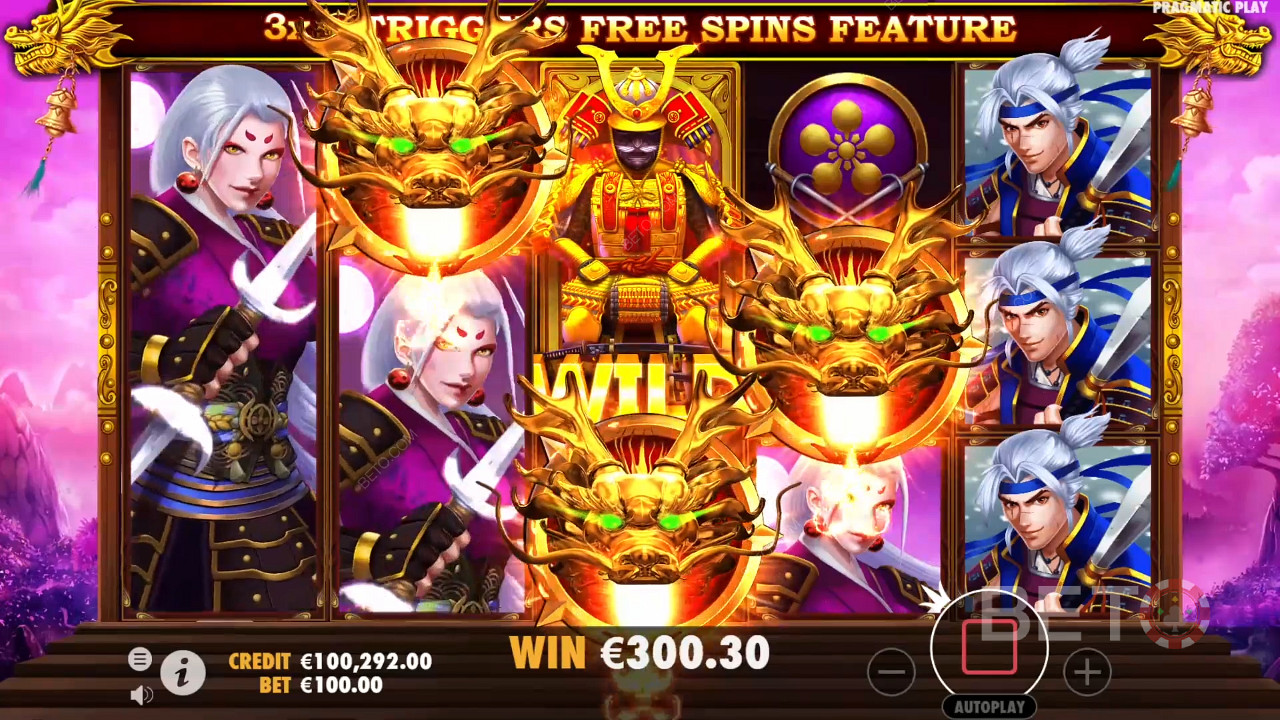 Gagnez 1 000 fois votre mise dans la machine à sous en ligne Rise of Samurai!