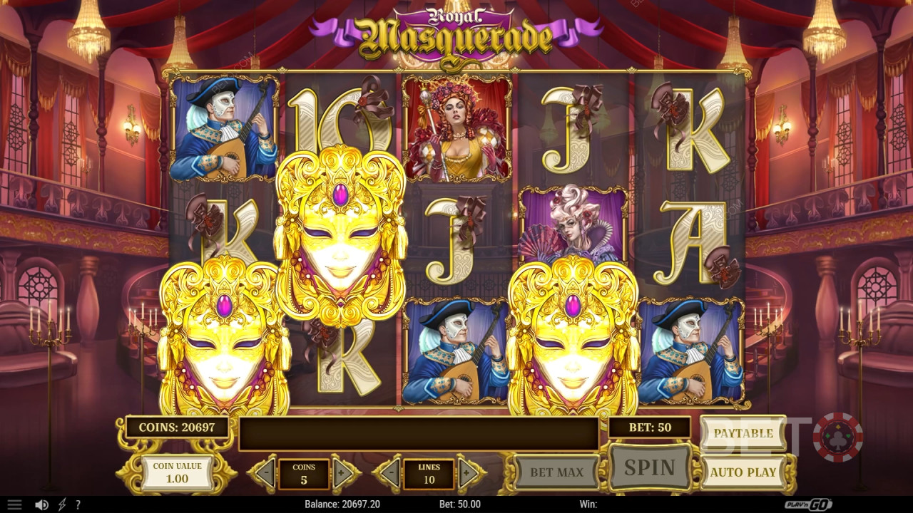 Critique de Royal Masquerade par BETO Slots