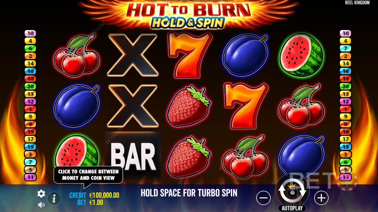 Hot To Burn Hold And Spin Revue par BETO Slots