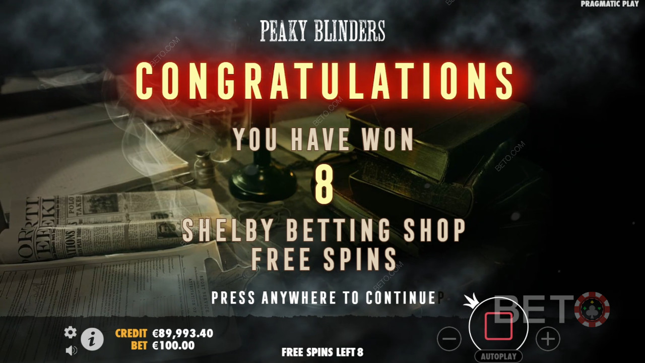 Les bonus expliqués dans Peaky Blinders par Pragmatic Play