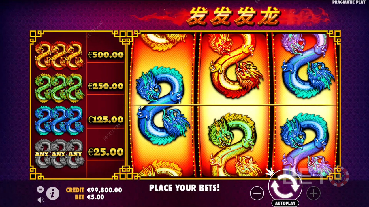 Les fonctions bonus expliquées dans 888 Dragons par Pragmatic Play