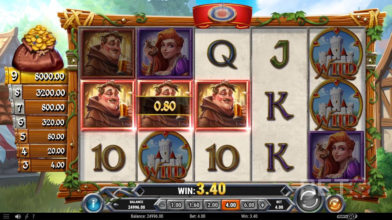 Gagnez 6 500 fois votre mise dans la machine à sous Sherwood Gold!