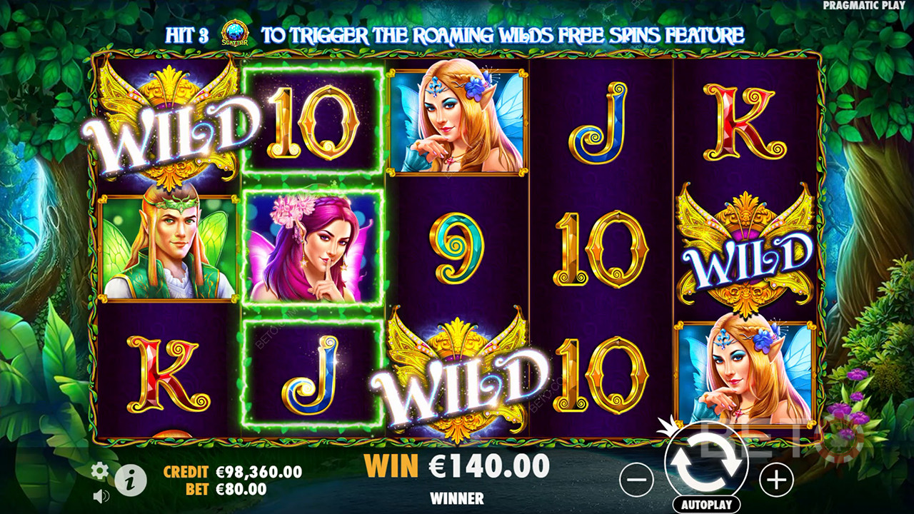 Wild Pixies Revue par BETO Slots