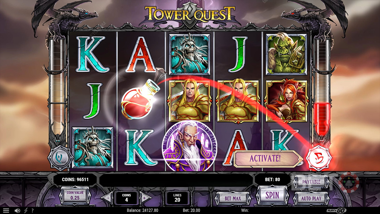 Tower Quest Revue par BETO Slots