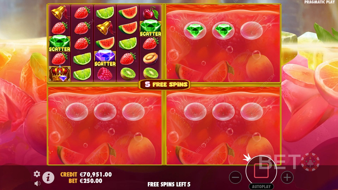 Les fonctions bonus expliquées dans Juicy Fruits Multihold par Pragmatic Play