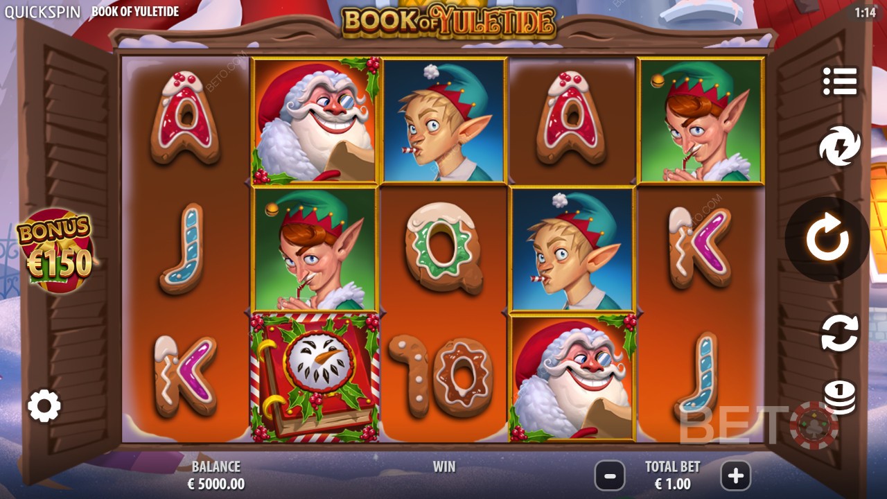 Book of Yuletide Revue par BETO Slots