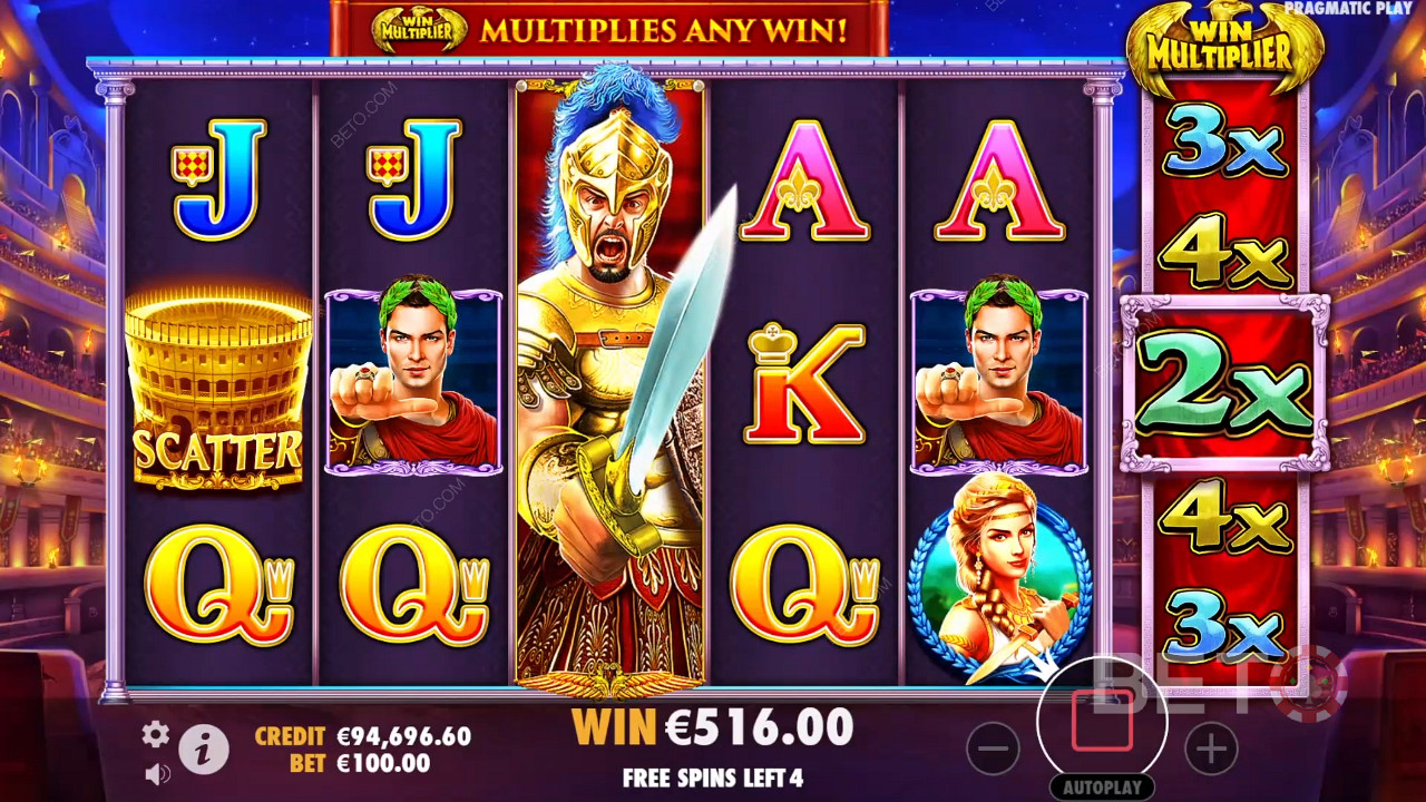 Wild Gladiators Critique de BETO Slots