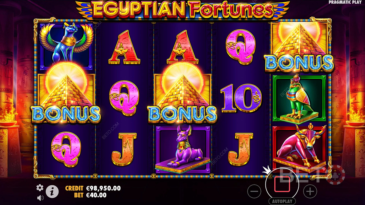Egyptian Fortunes Revue par BETO Slots