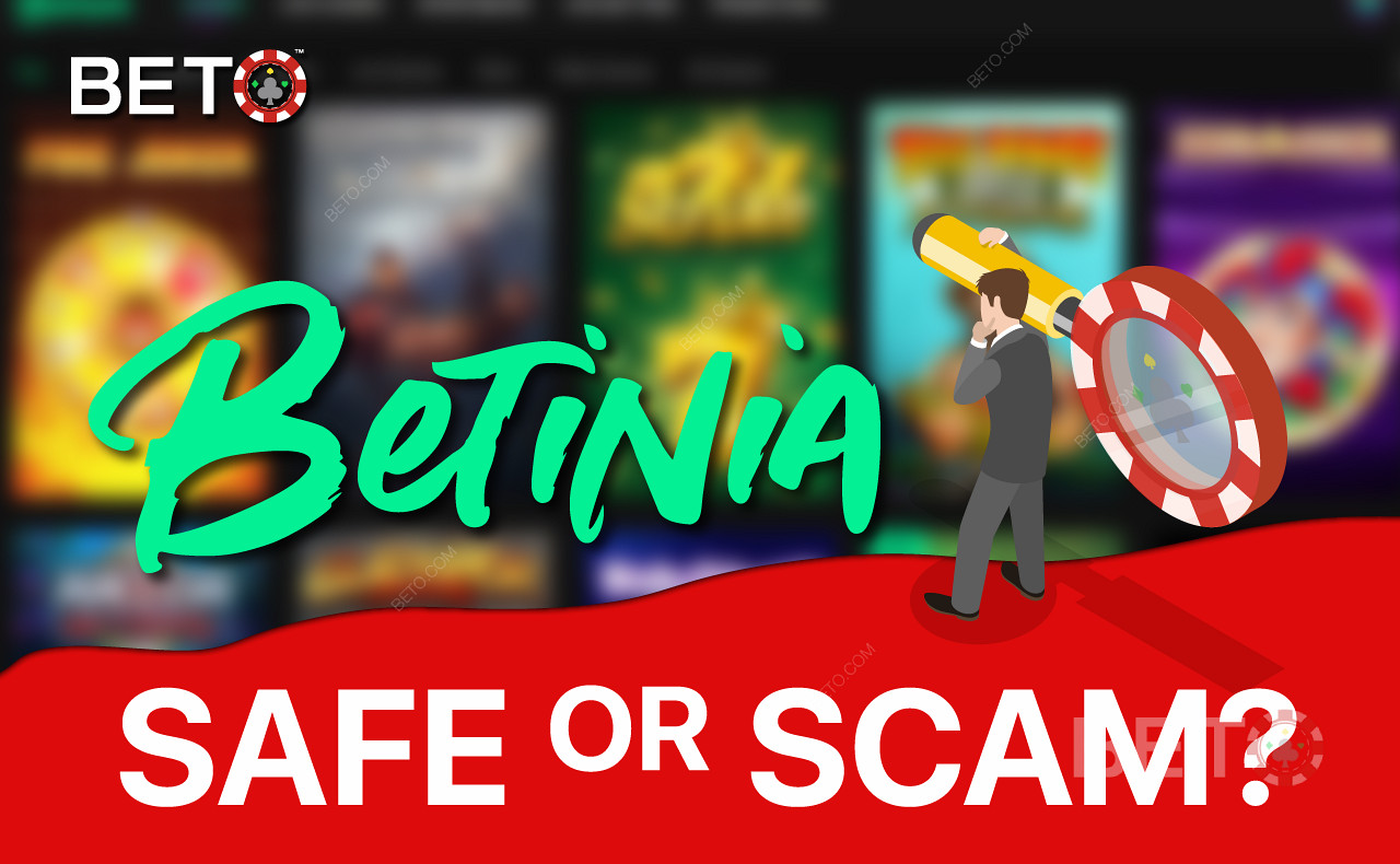 Découvrez si Betinia Casino est légitime ou non dans cette revue de casino.