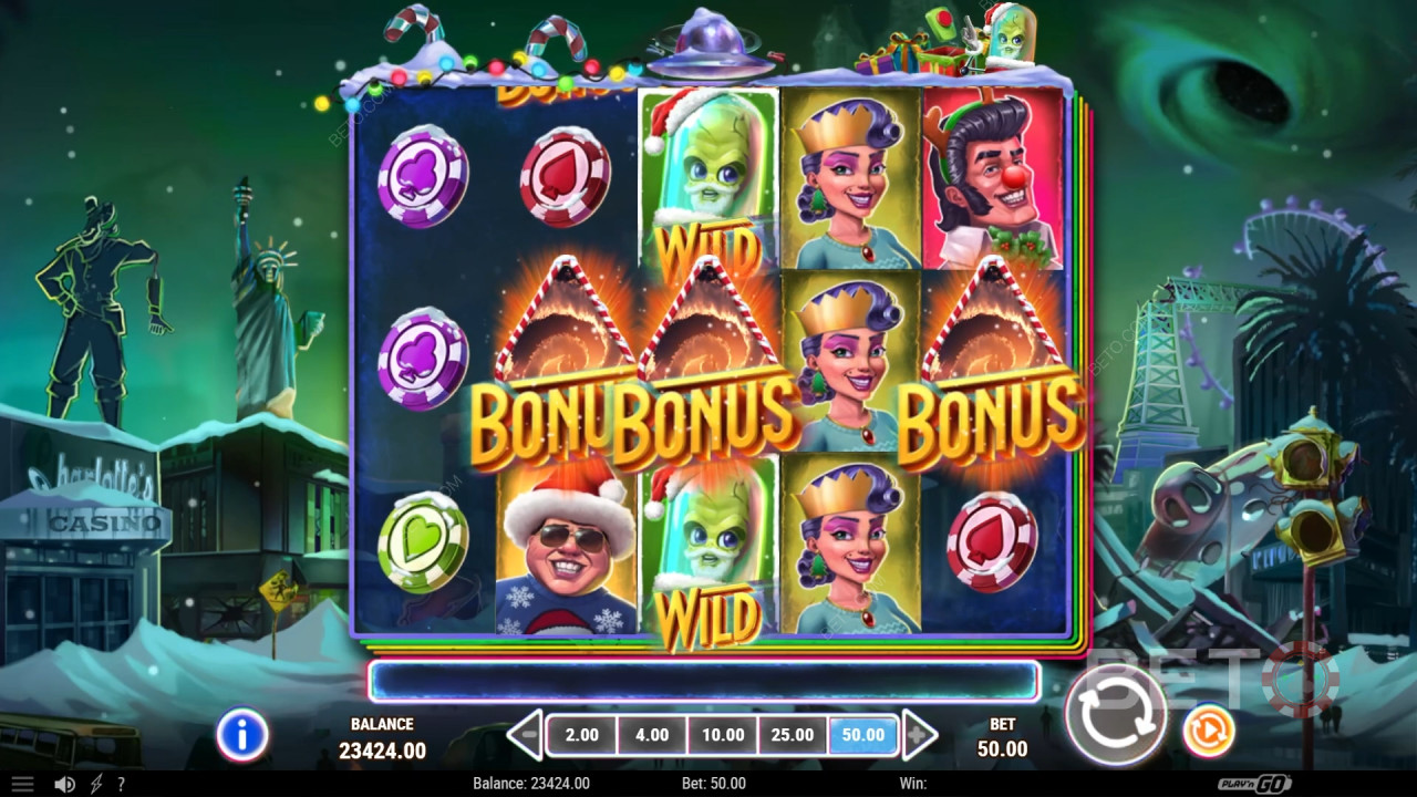 Invading Vegas Las Christmas Critique de BETO Slots