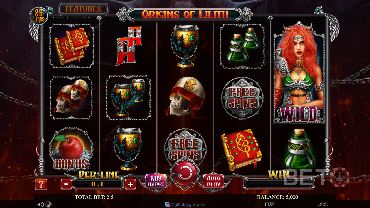 Origins Of Lilith Critique de BETO Slots