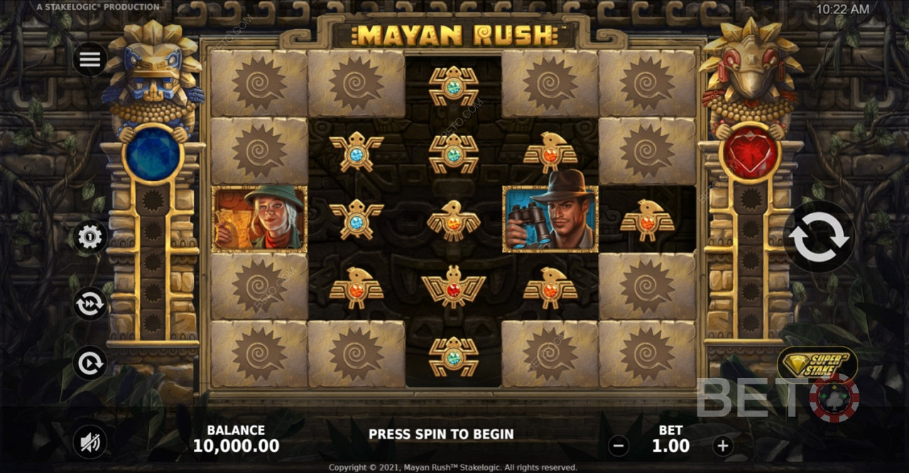 Machine à sous vidéo Mayan Rush