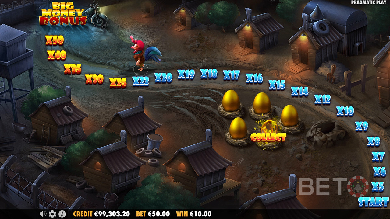 Gagnez 5 000 fois votre mise dans la machine à sous The Great Chicken Escape!