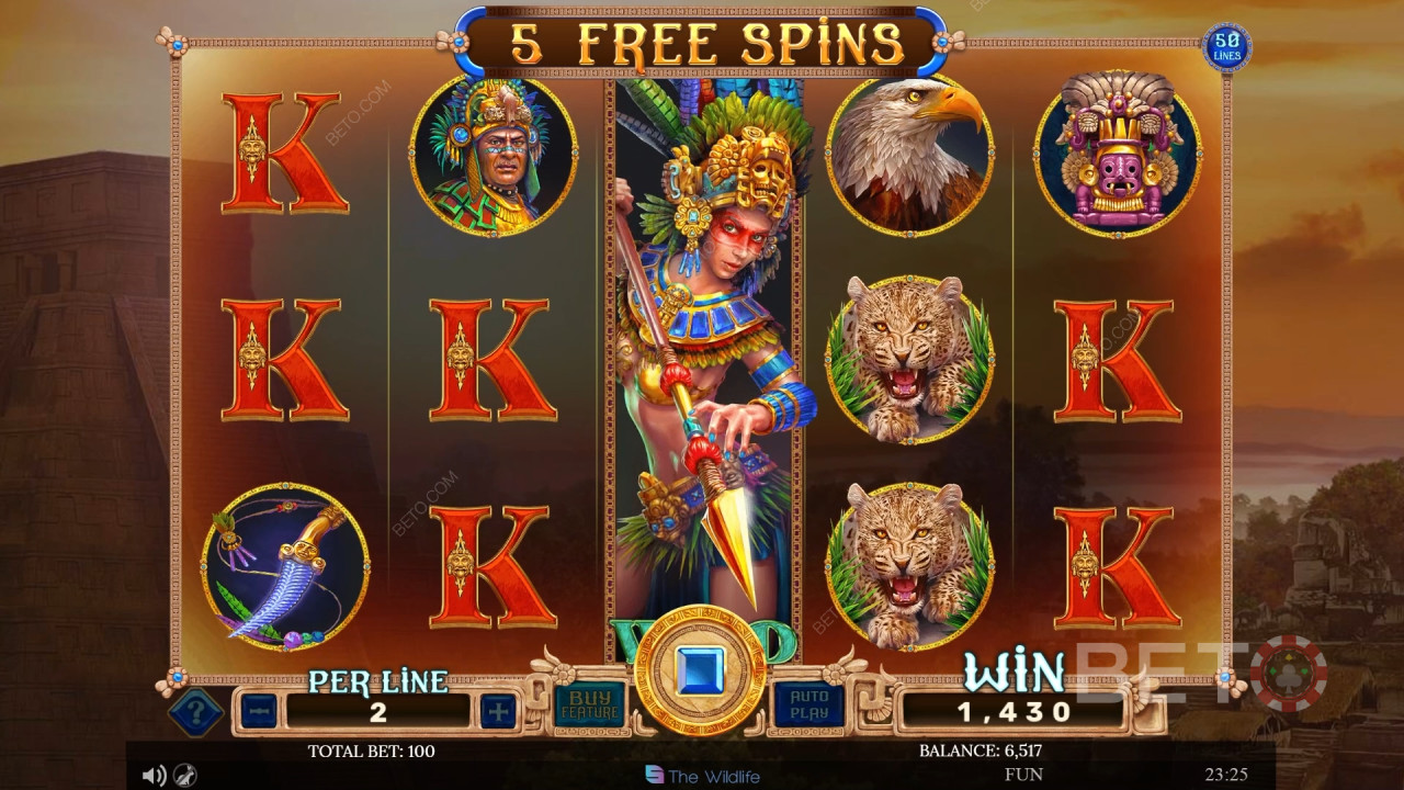 Aztec Spell Revue par BETO Slots