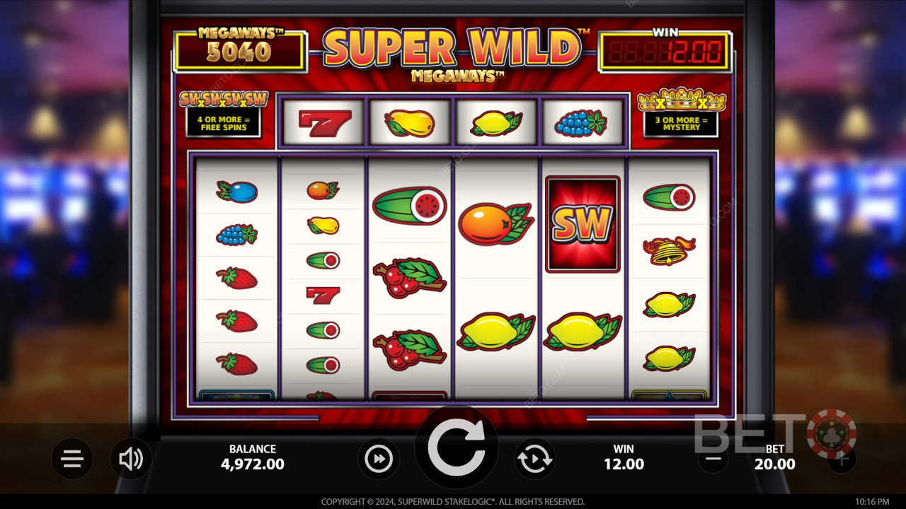 Super Wild Megaways Revue par BETO Slots