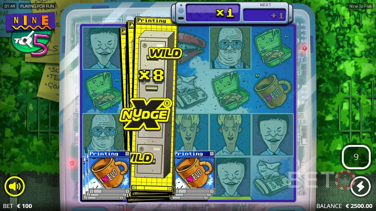 Les bonus expliqués dans Nine To Five par Nolimit City