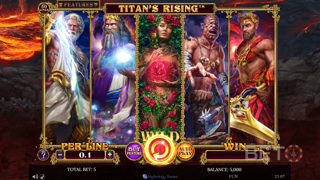 Titans Rising Critique de BETO Slots