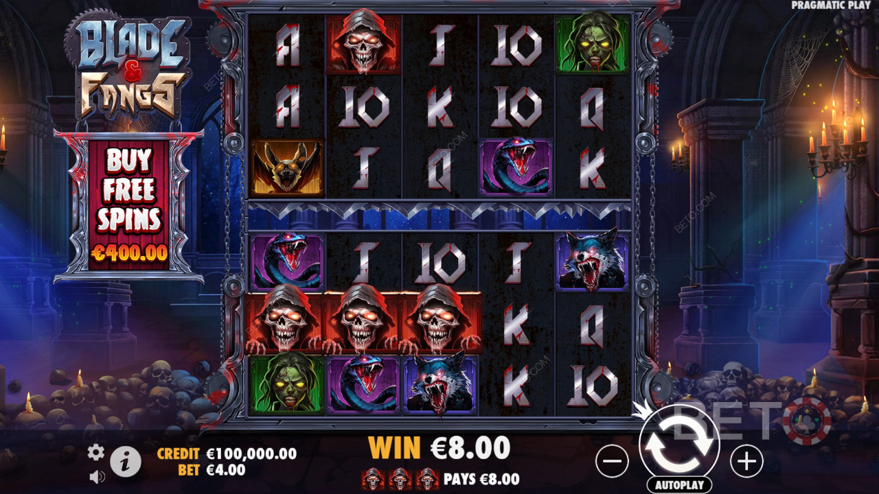 Les bonus expliqués dans Blade & Fangs par Pragmatic Play