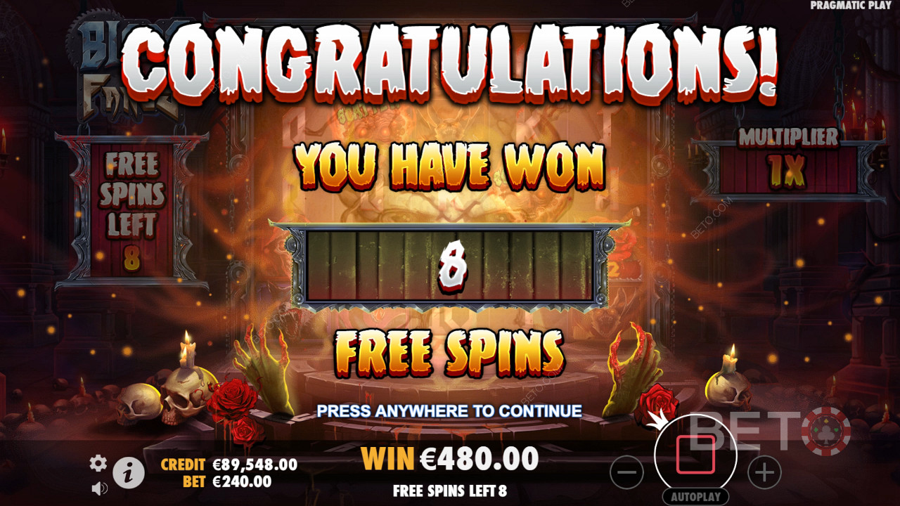 Gagnez 5 000 fois votre mise dans la machine à sous Blade & Fangs!