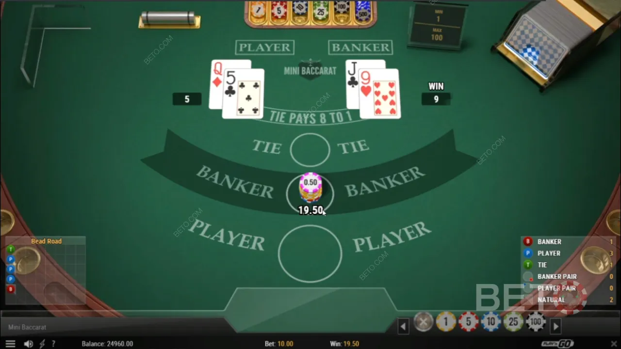 Jeux de casino Baccarat - Apprenez à maîtriser les stratégies du Baccarat