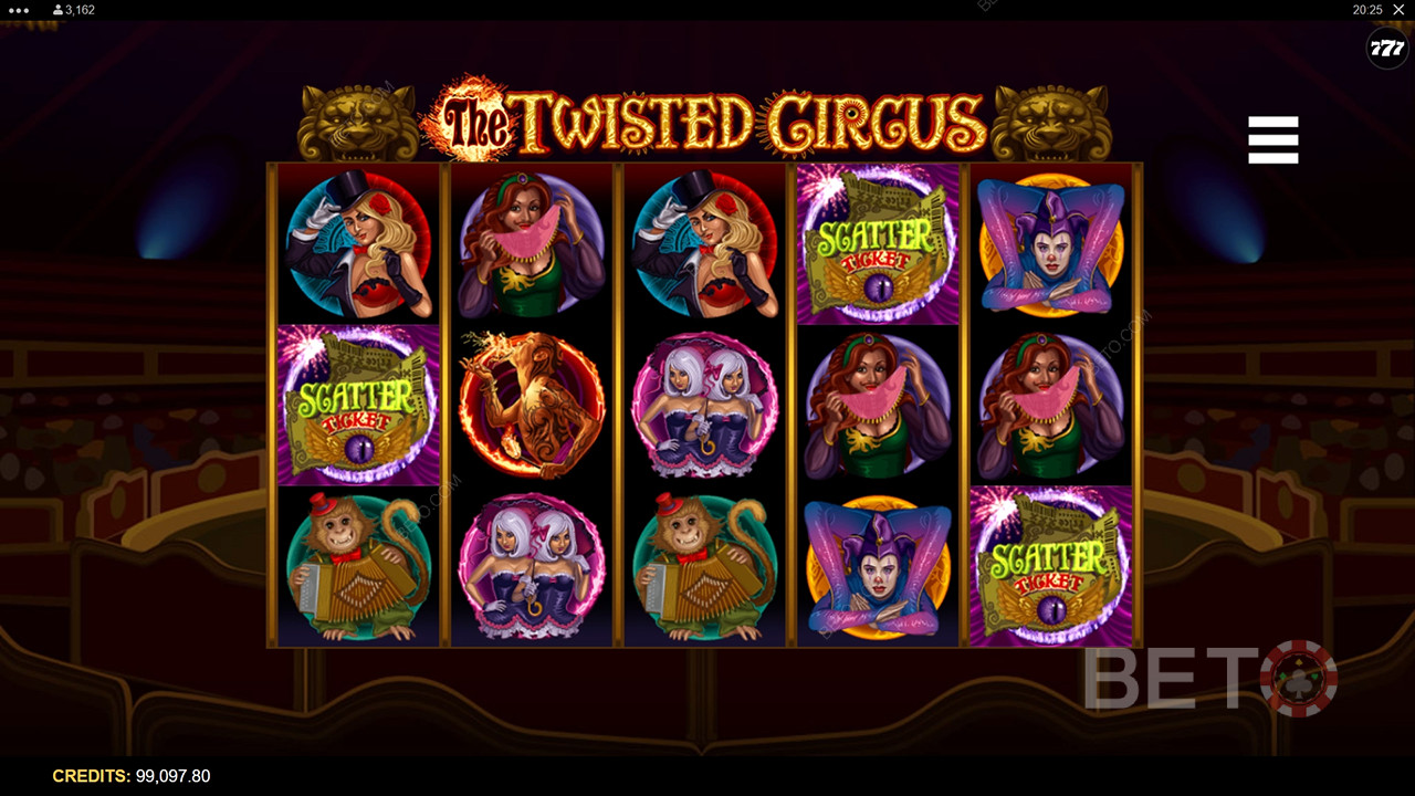 Thème et conception : Cirque bizarroïde et fantaisiste