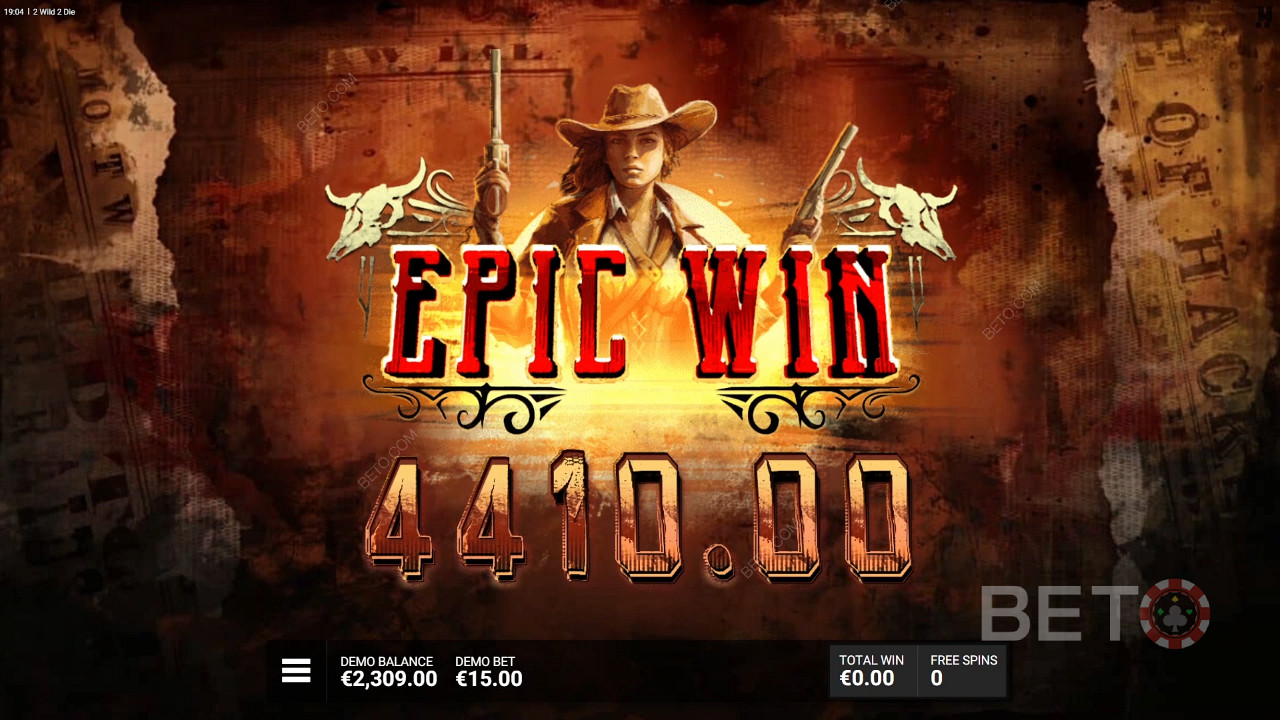Gagnez 15 000x votre mise dans la machine à sous 2 Wild 2 Die!