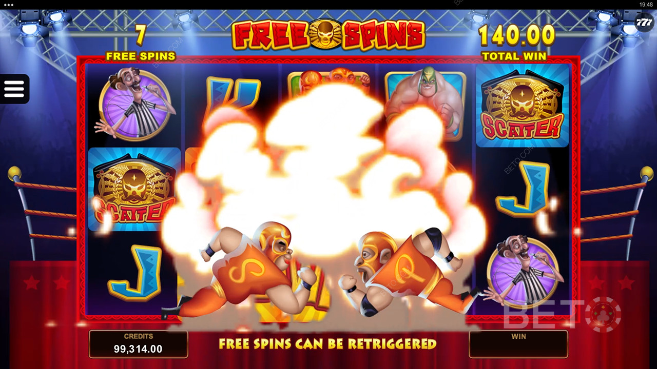 Lucha Legends Revue par BETO Slots