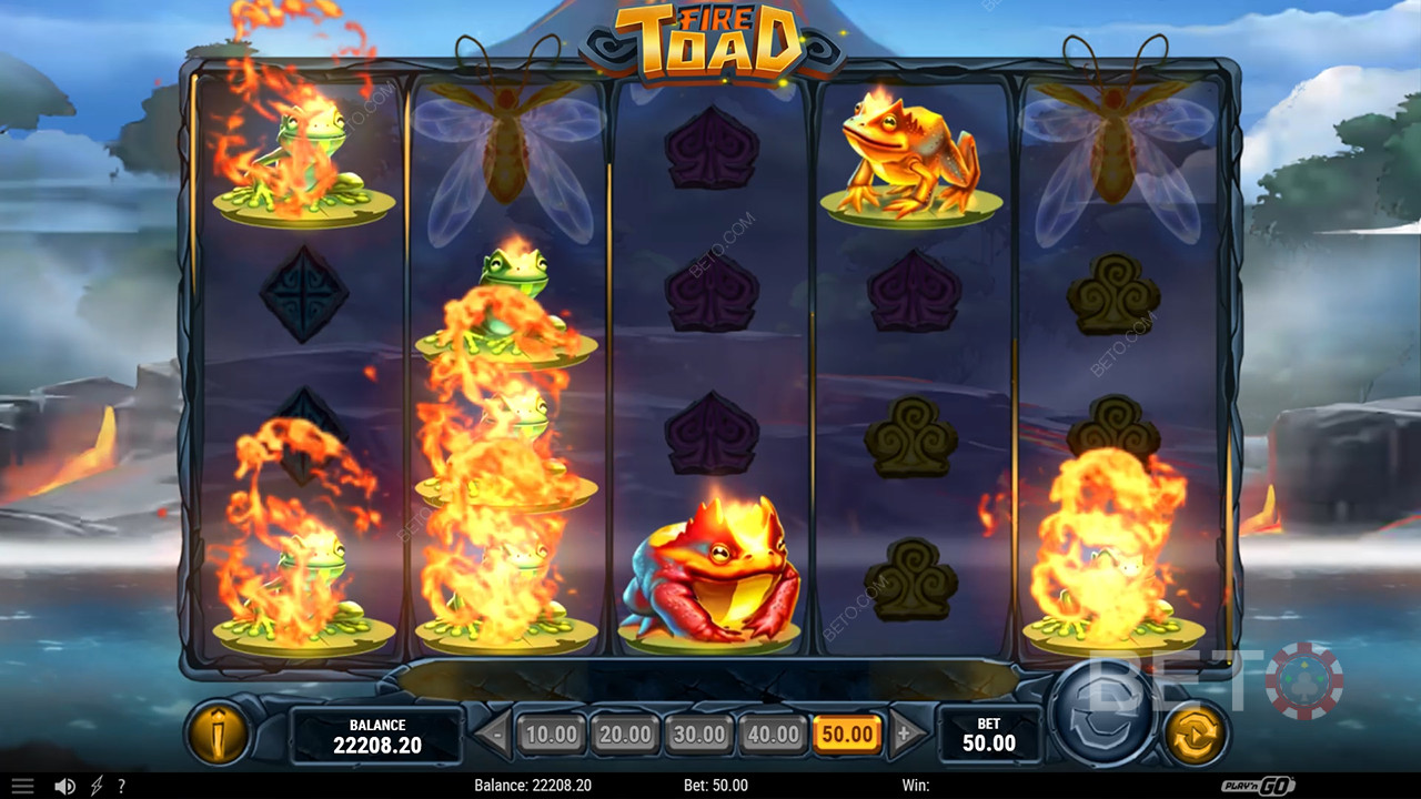 Fire Toad Critique de BETO Slots