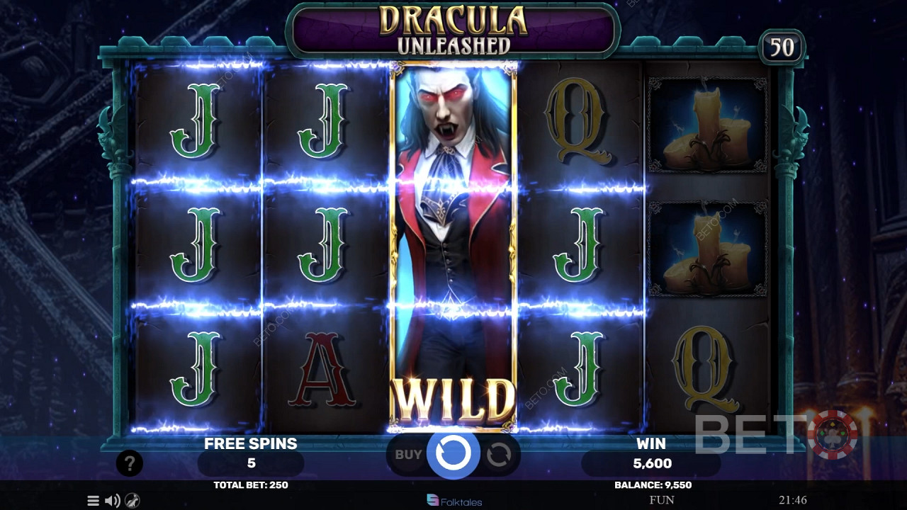 Dracula - Unleashed Critique de BETO Slots