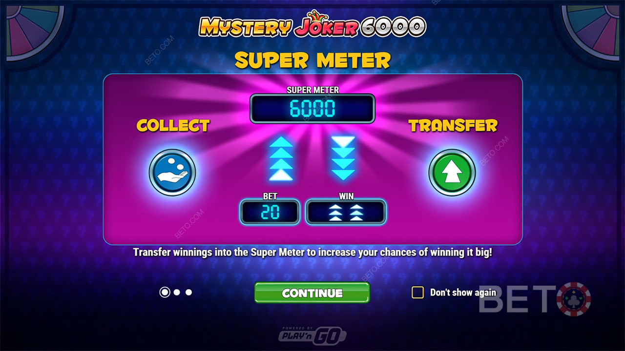 Les fonctions bonus expliquées dans Mystery Joker 6000 par Play