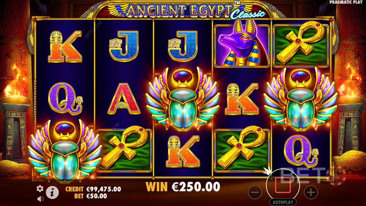 Ancient Egypt Classic Revue par BETO Slots