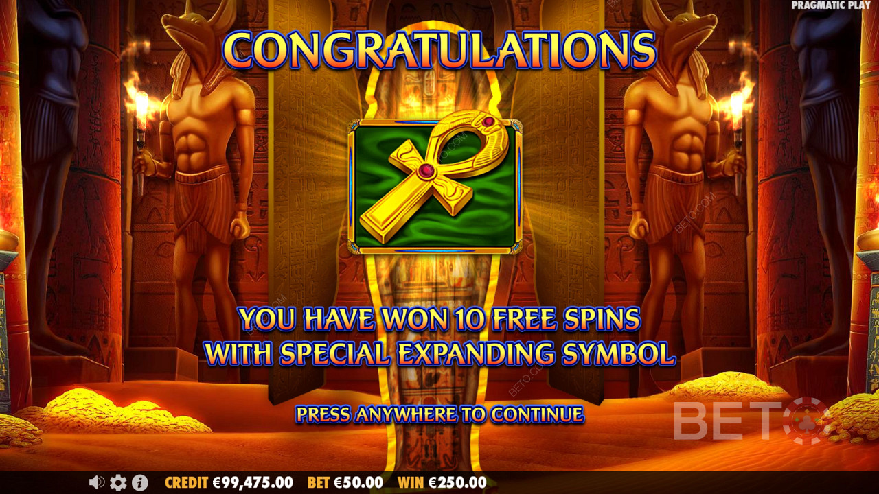 Gagnez 5 000x votre mise dans la machine à sous Ancient Egypt Classic en ligne!