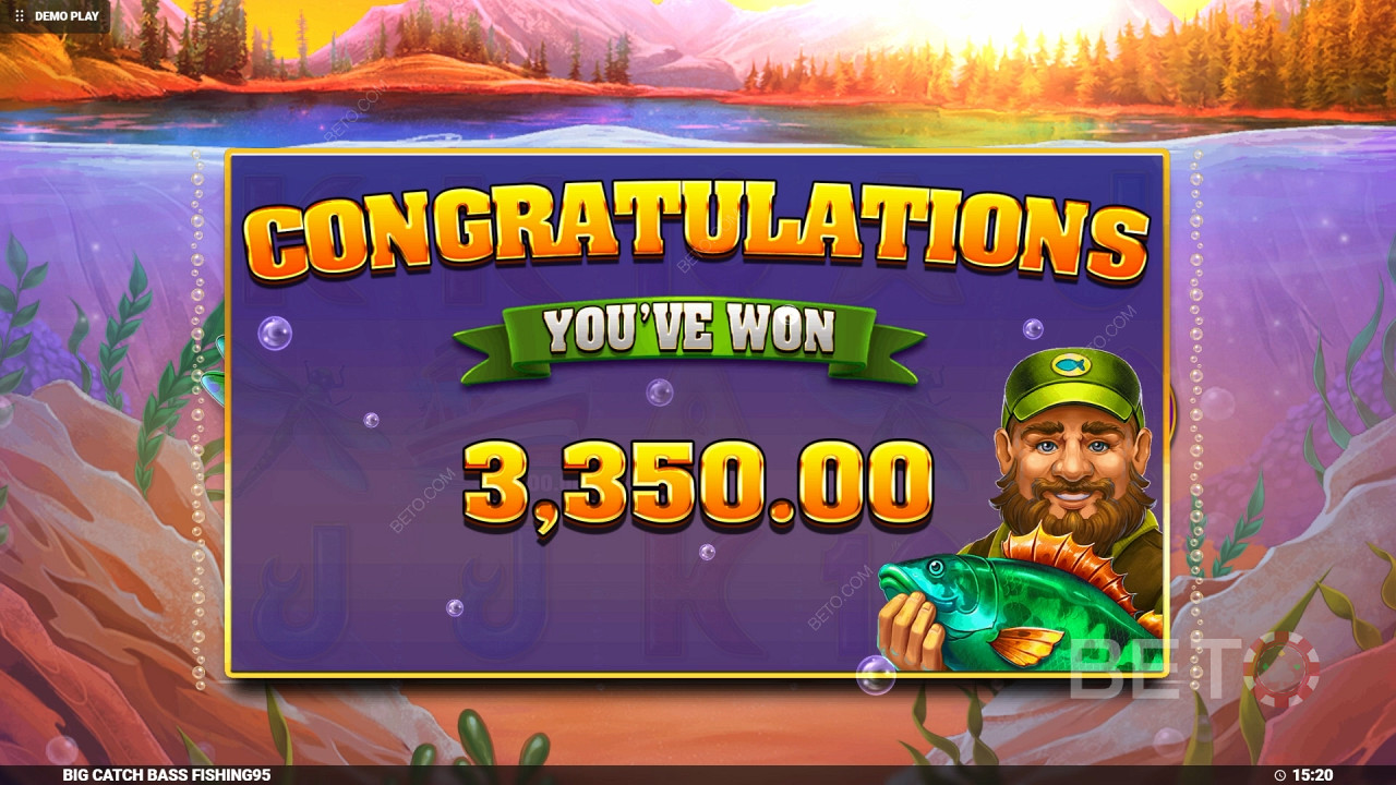 Gagnez 4 000 fois votre mise dans la machine à sous en ligne Big Catch Bass Fishing!