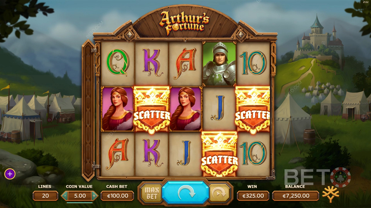 Arthurs Fortune Revue par BETO Slots