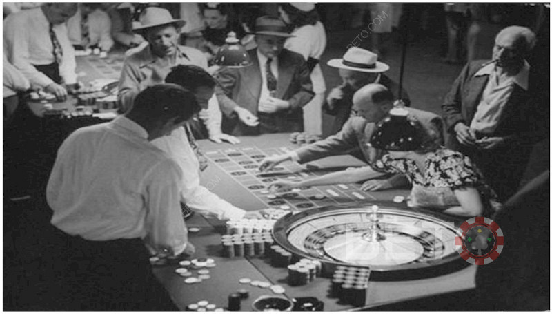 Les films hollywoodiens comportent de nombreuses scènes de casino, dont des parties de roulette.