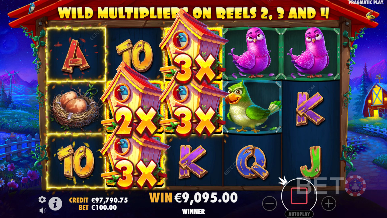 Les bonus expliqués dans The Tweety House par Pragmatic Play