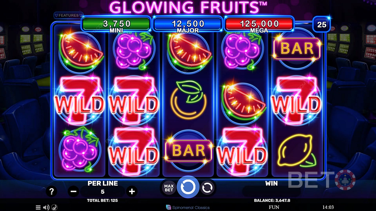 Glowing Fruits Jeu Gratuit