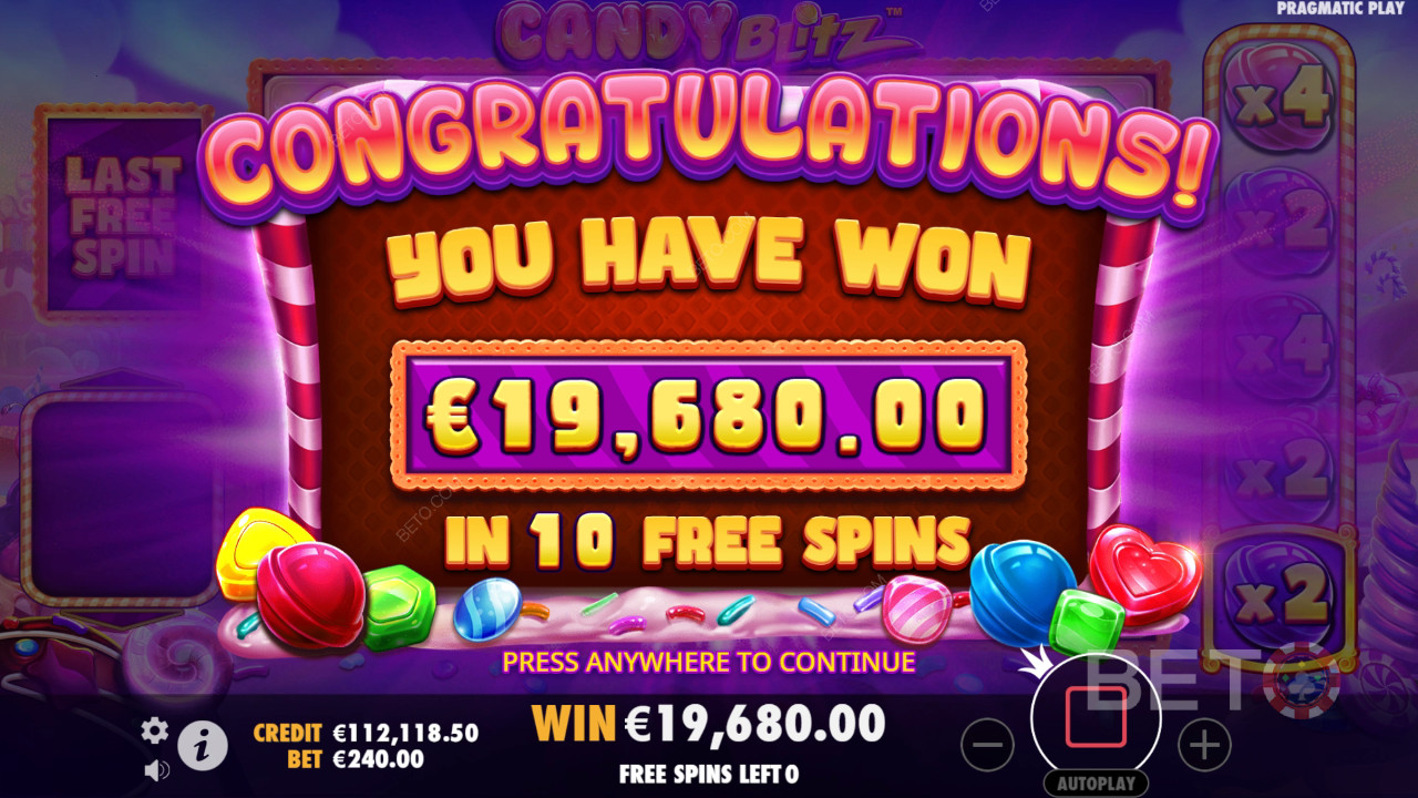 Les fonctions bonus expliquées dans Candy Blitz par Pragmatic Play