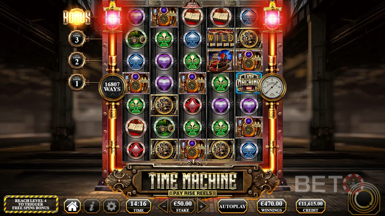 Time Machine Revue par BETO Slots