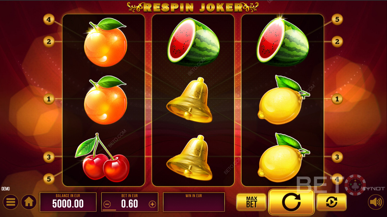 Respin Joker Jeu Gratuit